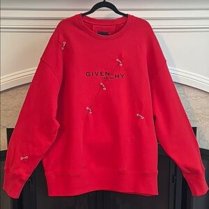 Givenchy Oversized Grommet Sweatshirt / Sweatshirt Dress